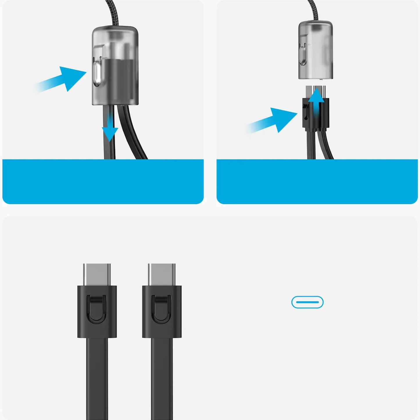 Anker External Battery, 20000mAh, 30W, QC + PD, 1 x USB-A - 2 x USB-C, Black A1384G11