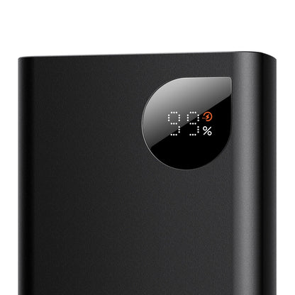 Baseus Adaman External Battery, 20000mAh, 30W, QC + PD, 1 x USB-C - 2 x USB-A, Black PPAD030001