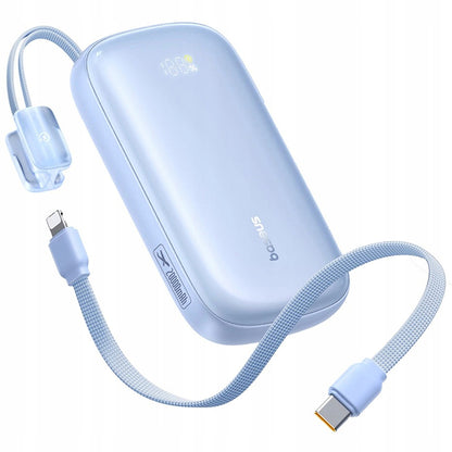 Baseus EnerFill FC21 Qpow 3 Ultra External Battery, 20000mAh, 22.5W, QC + PD, 1 x USB-A - 1 x USB-C, Blue E0027M03