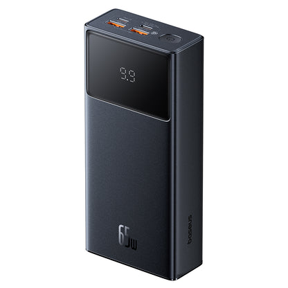 Baseus Star Lord External Battery, 30000mAh, 65W, QC + PD, 1 x USB-C - 2 x USB-A, Black P10022908113-00