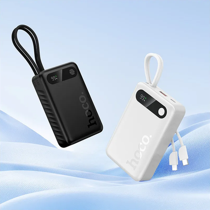 HOCO J171A External Battery, 20000mAh, 22.5W, QC + PD, 1 x Lightning - 1 x USB-A - 2 x USB-C, Black