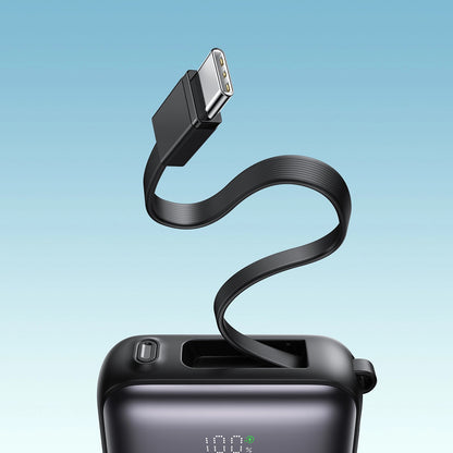 Joyroom JR-PBF27 External Battery, 10000mAh, 22.5W, QC + PD, 1 x Lightning - 2 x USB-C, Black