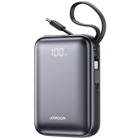 Joyroom JR-PBF29 External Battery, 20000mAh, 22.5W, QC + PD, 1 x Lightning - 2 x USB-C, Black