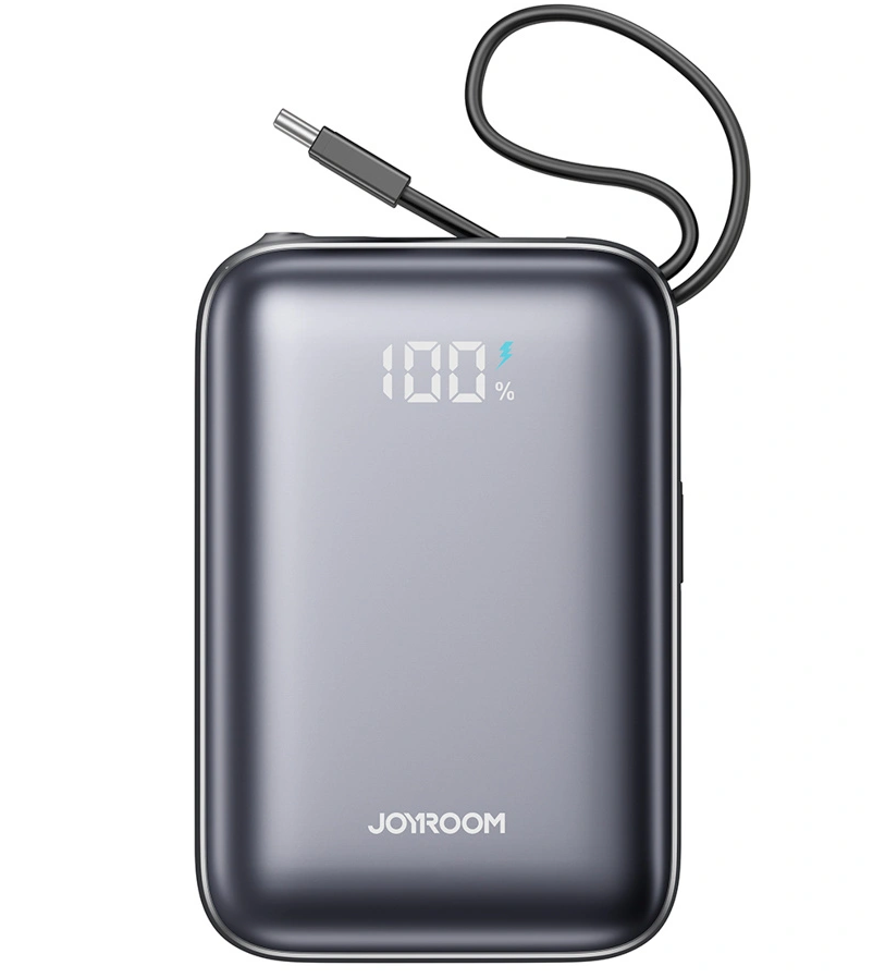 Joyroom JR-PBF29 External Battery, 20000mAh, 22.5W, QC + PD, 1 x Lightning - 2 x USB-C, Black