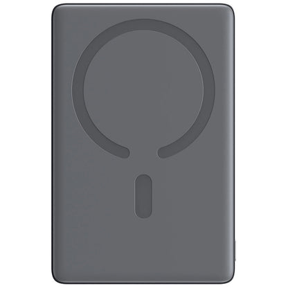 External Battery Joyroom JR-PBM08 MagSafe, 5000mAh, 20W, PD + FQI, 1 x QI - 1 x USB-C, Gray