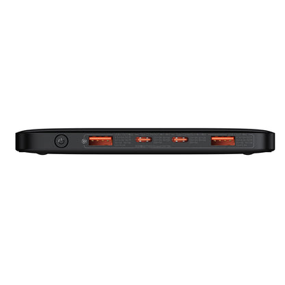 Baseus Blade Ultrathin External Battery, 20000mAh, 100W, QC + PD, 2 x USB-A - 2 x USB-C, Black PPBL000201