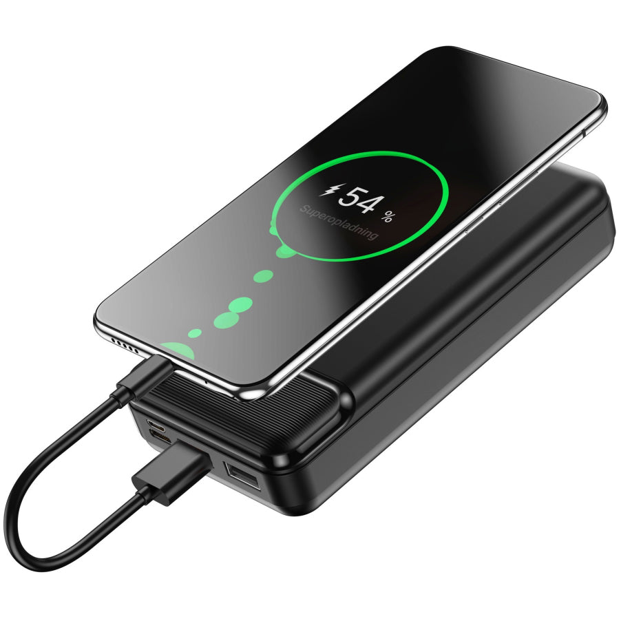 MaXlife MXPB-01 External Battery, 20000mAh, 12W, 2 x USB-A, Black