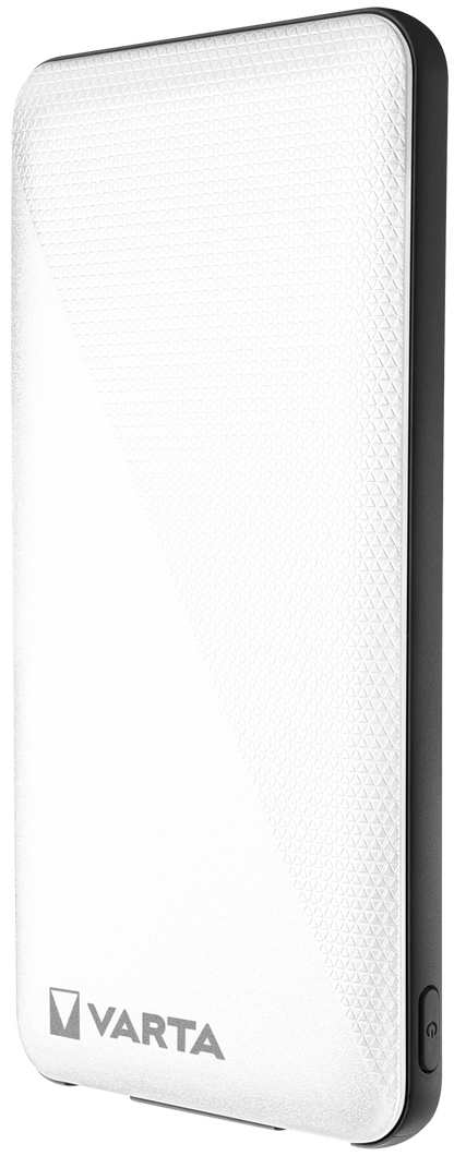 Varta Energy External Battery, 5000mAh, 15W, 2 x USB-A - 1 x USB-C, White