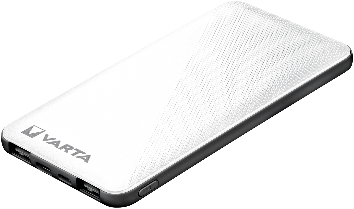 Varta Energy External Battery, 5000mAh, 15W, 2 x USB-A - 1 x USB-C, White