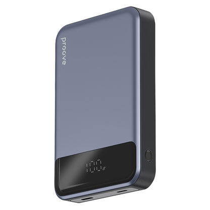 Proove Hoodman Wireless External Battery, 10000mAh, 20W, PD + FQI, 1 x QI - 1 x USB-C, Gray PBH120010003