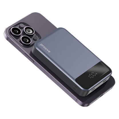 Proove Hoodman Wireless External Battery, 10000mAh, 20W, PD + FQI, 1 x QI - 1 x USB-C, Gray PBH120010003
