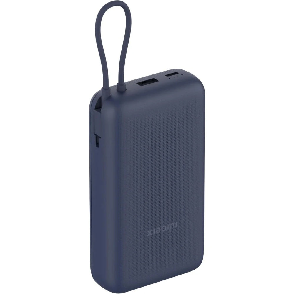 Xiaomi External Battery, 20000mAh, 33W, QC + PD, 1 x USB-A - 2 x USB-C, Blue BHR8975GL