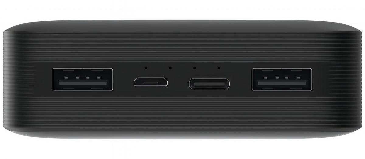 Xiaomi External Battery, 20000mAh, 18W, QC, 2 x USB-A, Black PB200LZM