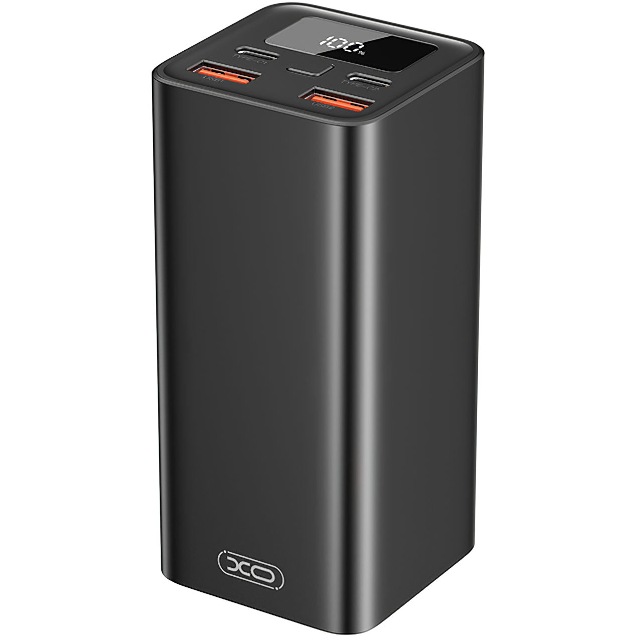 XO Design PB97 External Battery, 20000mAh, 65W, QC + PD, 2 x USB-A - 2 x USB-C, Black