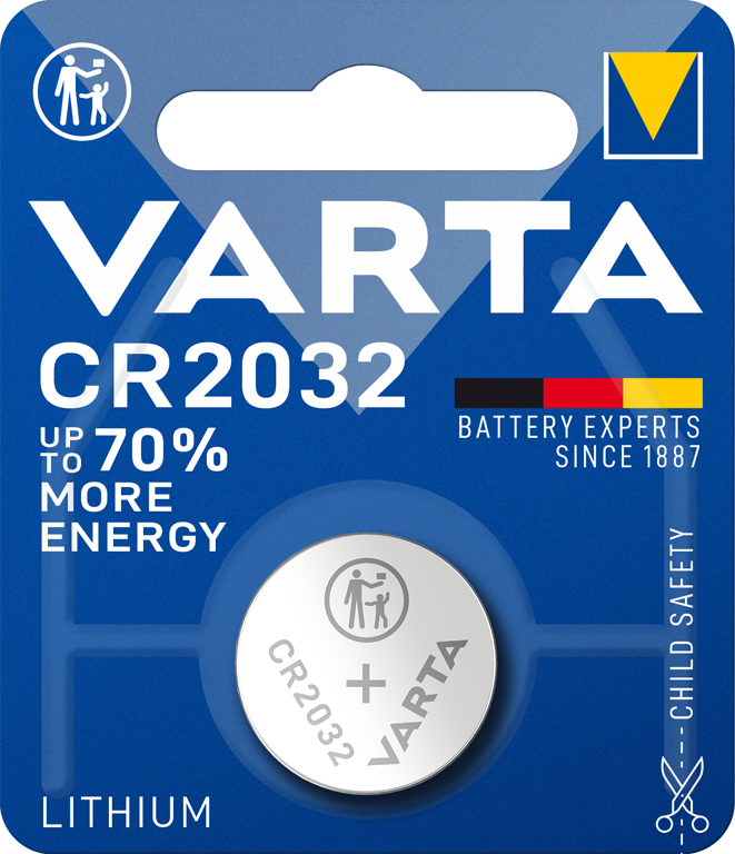 Varta battery, CR2032