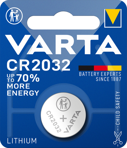 Varta battery, CR2032