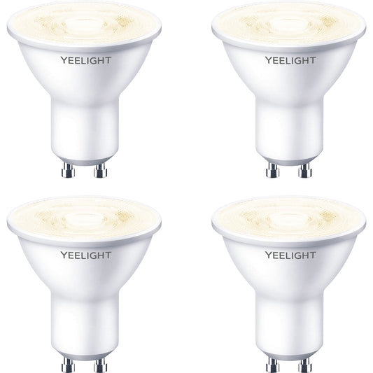 LED bulb Yeelight W1, Wi-Fi, GU10, 4.8W, 2700K, 350lm, Set of 4 pieces, White YLDP004