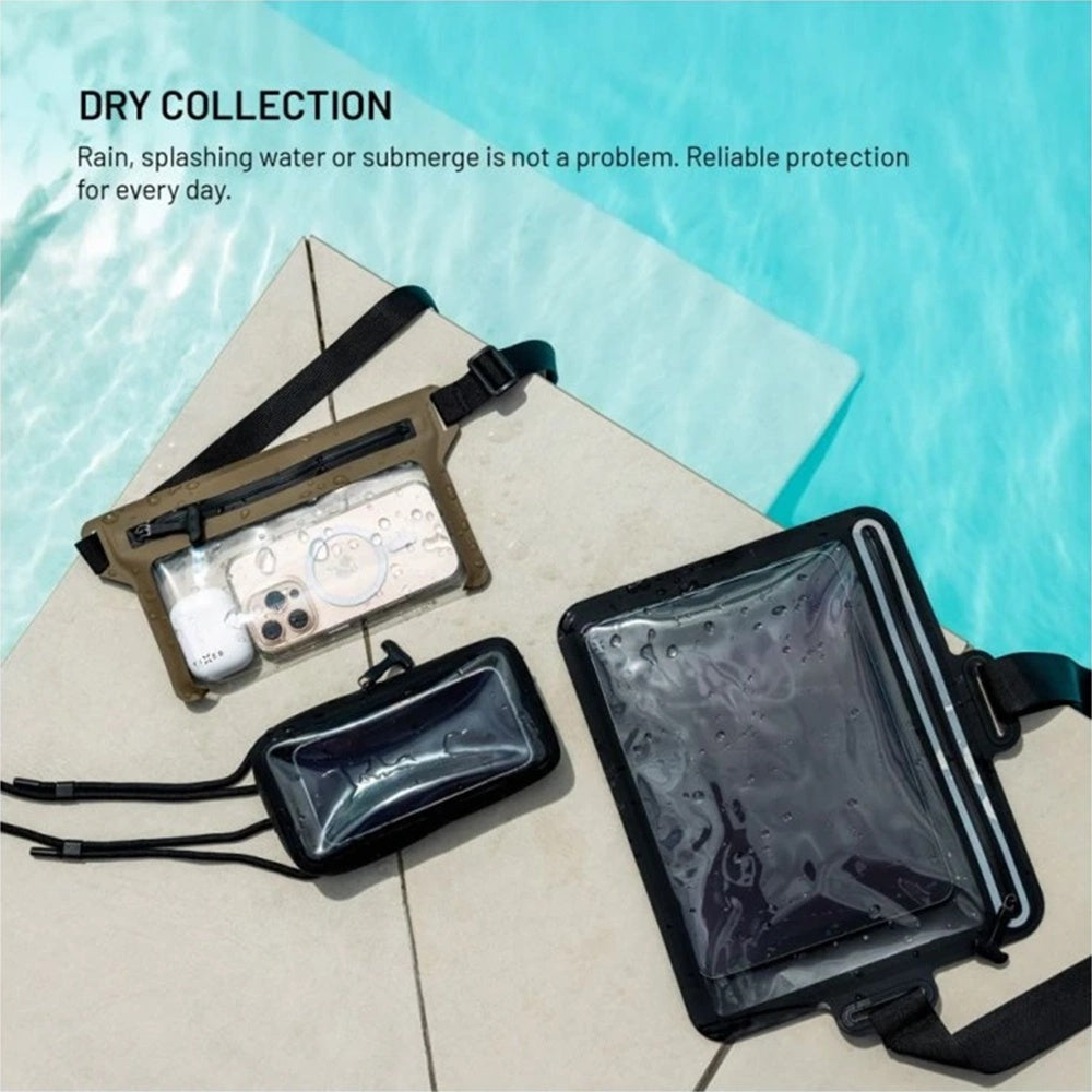 Waterproof Fixed Waist Bag, Universal, Beige