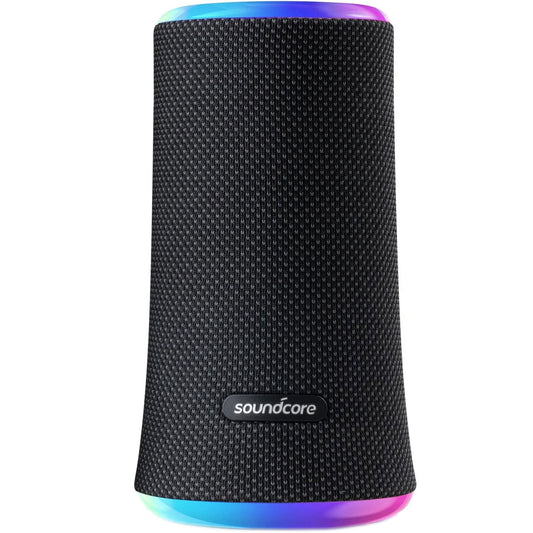 Anker SoundCore Flare 2 Portable Bluetooth Speaker, 20W, RGB, Waterproof, Black A3165G11