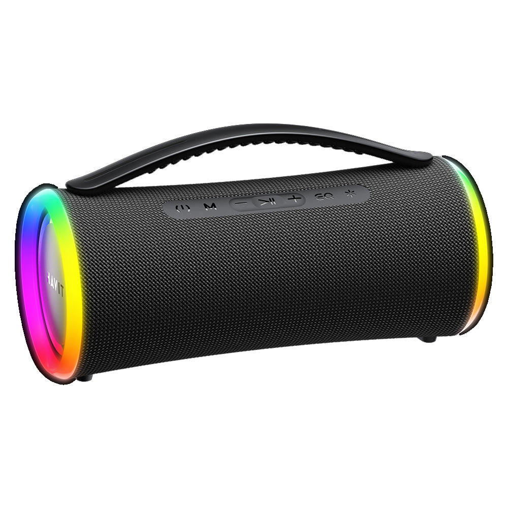 Portable Bluetooth Speaker HAVIT SK834BT, 2 x 5W, RGB, Waterproof, Black
