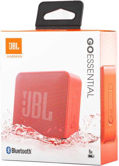 Portable Bluetooth Speaker JBL Go Essential, 3.1W, PartyBoost, Waterproof, Red JBLGOESRED