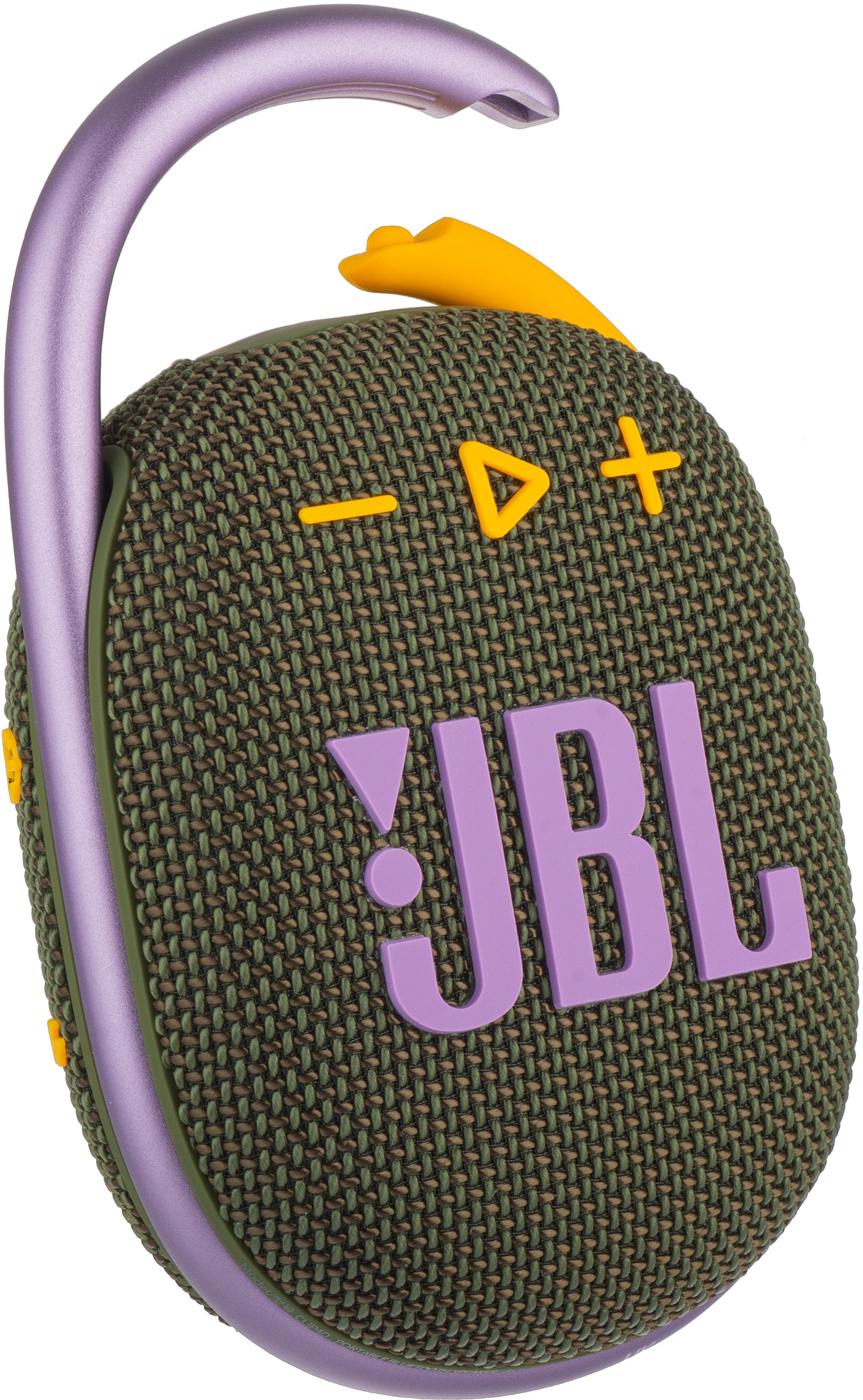 JBL Clip 4 Portable Bluetooth Speaker, 5W, Pro Sound, Waterproof, Green JBLCLIP4GRN