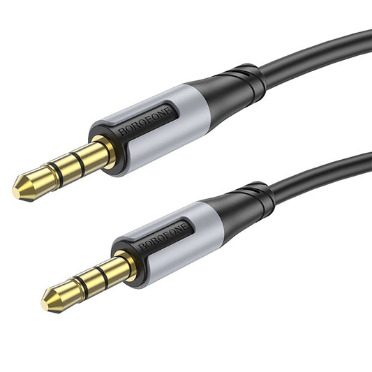 Audio Cable 3.5mm - 3.5mm Borofone BL19 Creator, 1m, Black