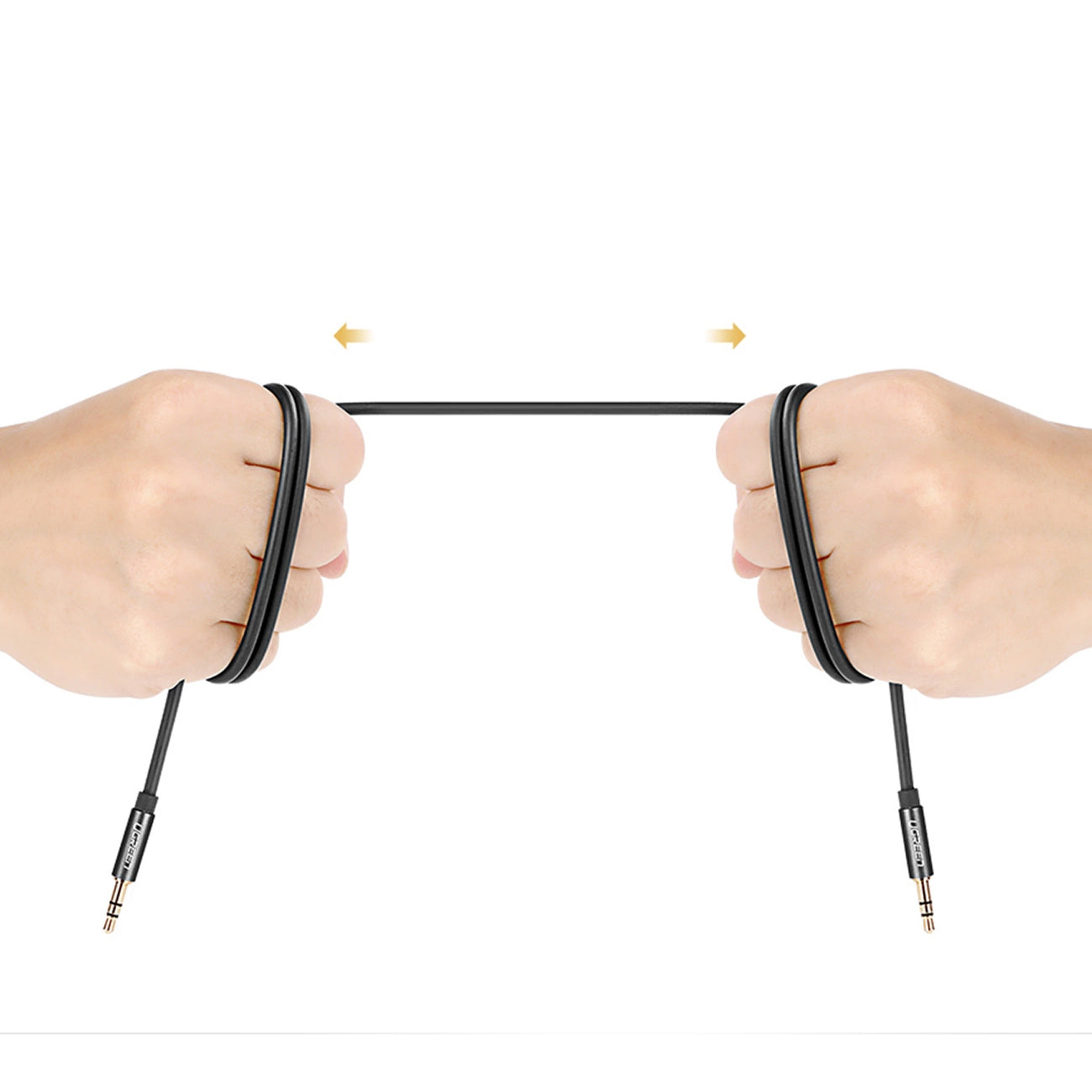 Audio Cable 3.5mm - 3.5mm UGREEN AV119, 1m, Black 