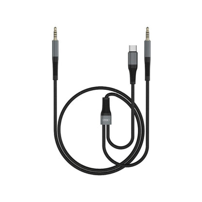 USB-C / 3.5mm - 3.5mm XO Design NB178B Audio Cable, 1m, Black