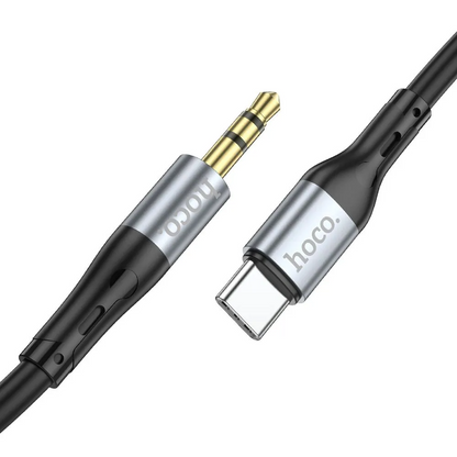 USB-C to 3.5mm Audio Cable HOCO UPA22, 1m, Black