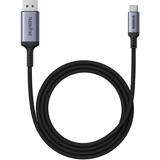 USB-C to DisplayPort Baseus Ultra Clarity Audio and Video Cable, 8K, 2m, Black B0063370D111-01