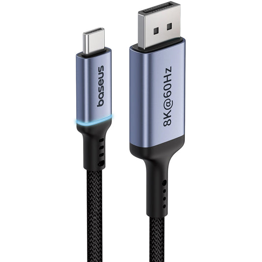 USB-C to DisplayPort Baseus Ultra Clarity Audio and Video Cable, 8K, 2m, Black B0063370D111-01