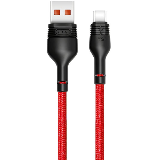 XO Design NB55 USB-A - USB-C Data and Charging Cable, 40W, 1m, Red