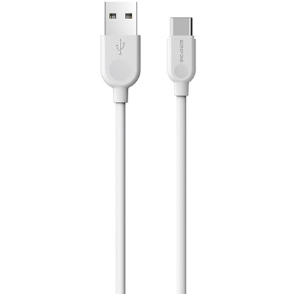 Borofone BX14 LinkJet USB-A - USB-C Data and Charging Cable, 18W, 1m, White