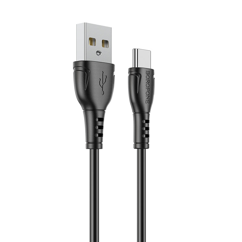 Data and Charging Cable USB-A - USB-C Borofone BX51 Triumph MP, 18W, 1m, Black