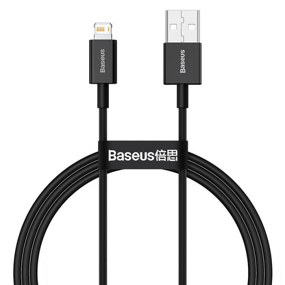 Data and Charging Cable USB-A - Lightning Baseus Superior Series, 20W, 1m, Black CALYS-A01