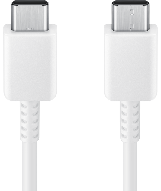 Data and Charging Cable USB-C - USB-C Samsung EP-DA705BWE, 25W, 1m, White GP-TOU021RFBWW