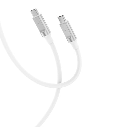 USB-C Data and Charging Cable - USB-C XO Design NB-Q252B, 60W, 1m, White