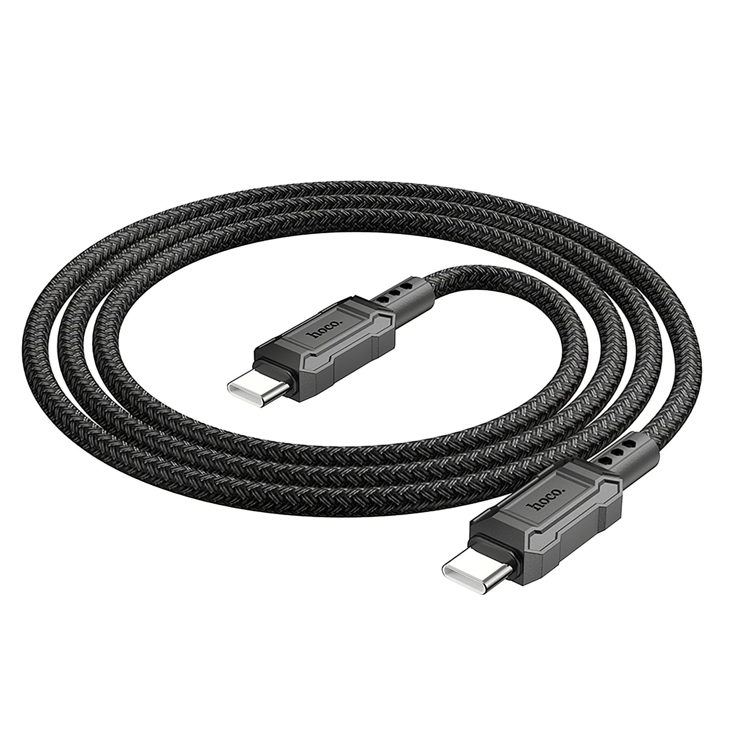 USB-C - USB-C HOCO Leader X94 Data and Charging Cable, 60W, 1m, Black