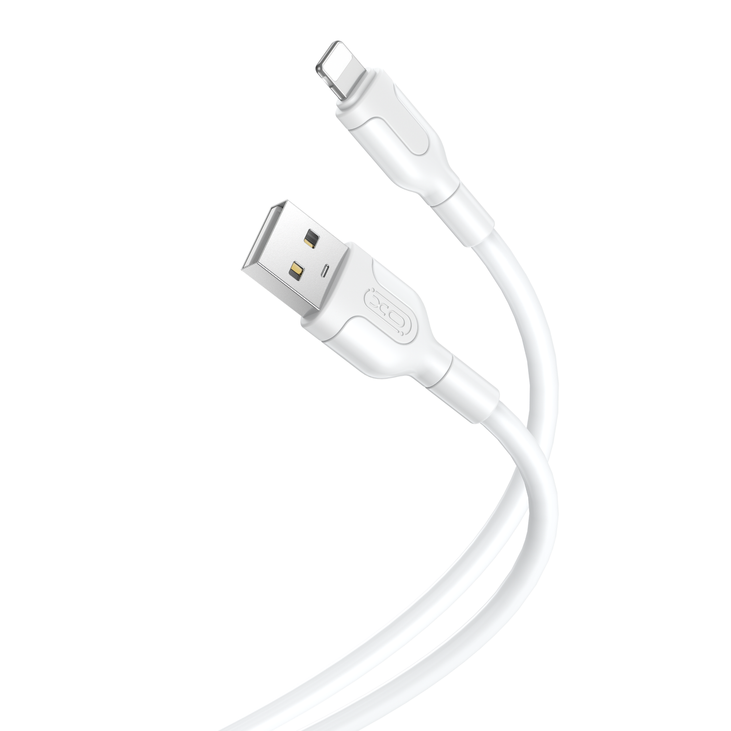 USB-A - Lightning Data and Charging Cable XO Design NB212, 18W, 1m, White