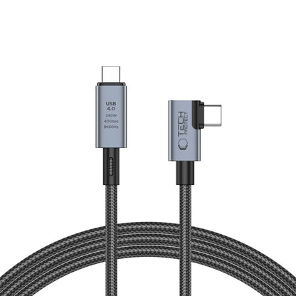 USB-C Data and Charging Cable - USB-C Tech-Protect Ultraboost Max L, 240W, 1.5m, Gray