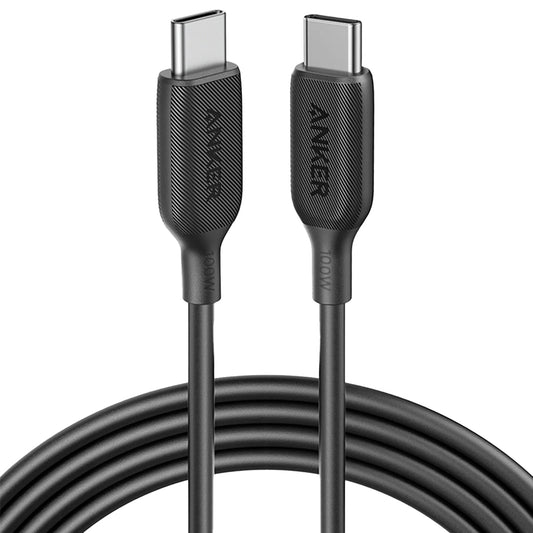 Anker 543 USB-C to USB-C Data and Charging Cable, 100W, 1.8m, Black A80E2G11