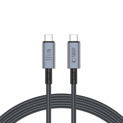 USB-C Data and Charging Cable - USB-C Tech-Protect Ultraboost Max, 240W, 2m, Gray