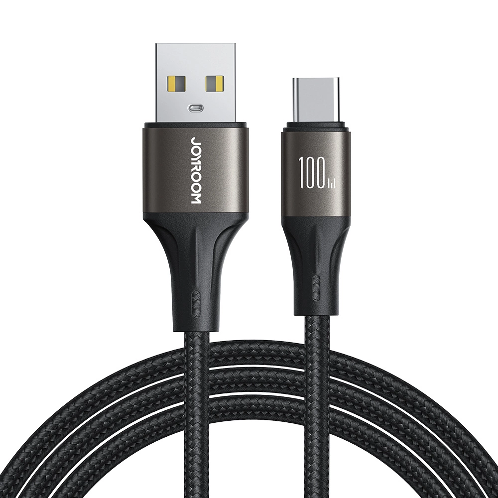 USB-A to USB-C Data and Charging Cable Joyroom S-A25 Light-Speed, 100W, 1.2m, Black