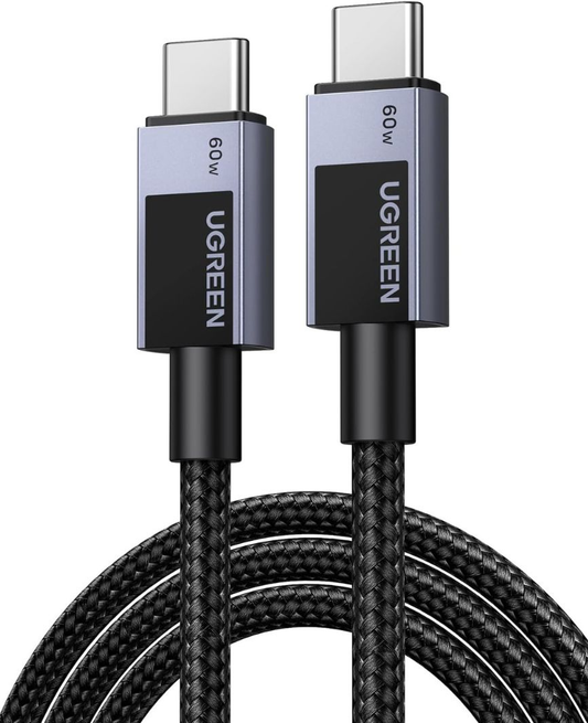 USB-C to USB-C Data and Charging Cable UGREEN L524, 60W, 2m, Gray