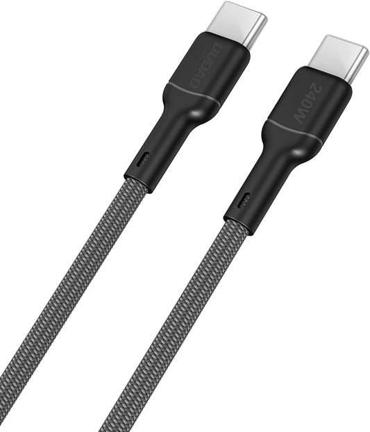 USB-C Data and Charging Cable - USB-C Dudao L9C Max, 240W, 2m, Black