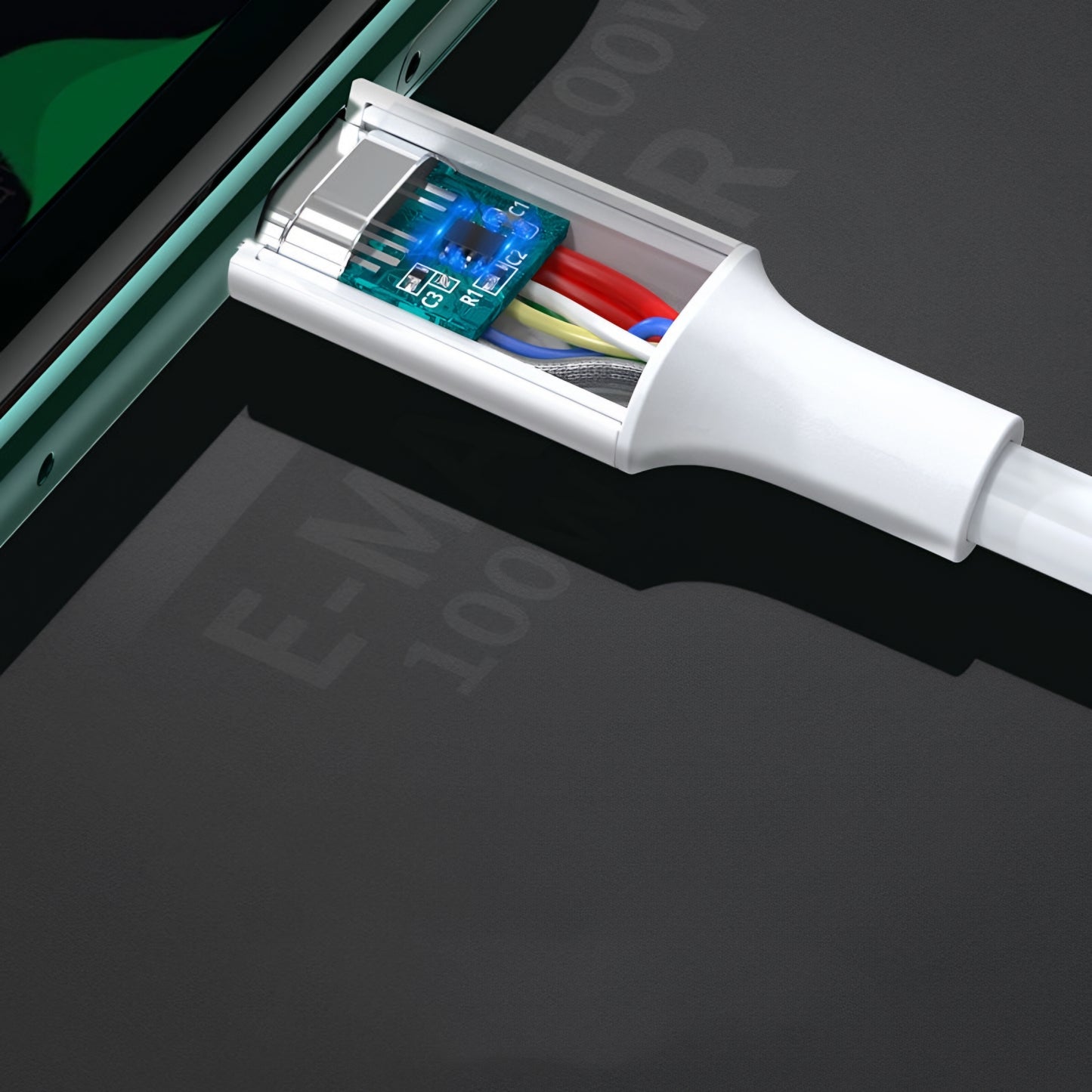 USB-C Data and Charging Cable - USB-C UGREEN US300, 100W, 2m, White
