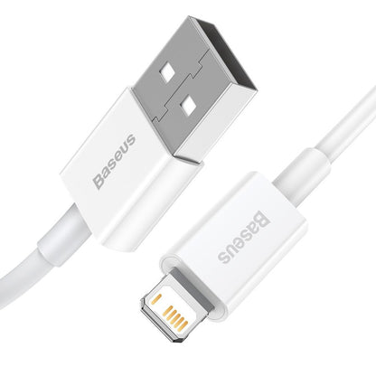 Baseus Superior Series USB-A - Lightning Data and Charging Cable, 20W, 2m, White CALYS-C02