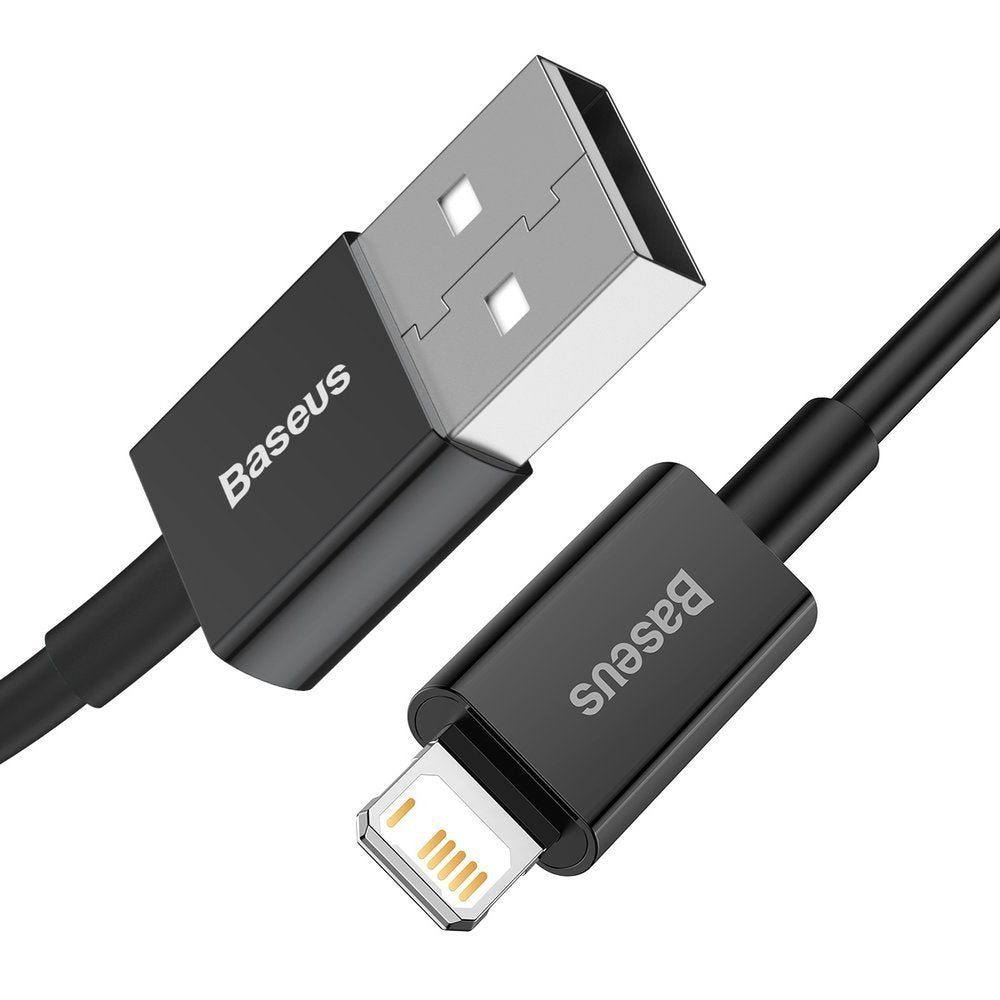 Data and Charging Cable USB-A - Lightning Baseus Superior Series, 20W, 2m, Black CALYS-C01