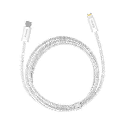 Data and Charging Cable USB-C - Lightning Baseus Dynamic Fast Charging, 20W, 1m, White CALD000002